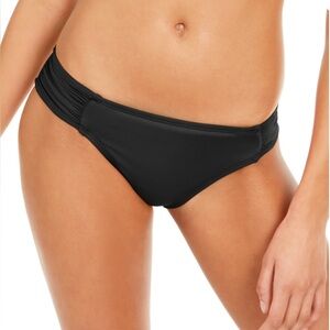 La Blanca Women’s
Island Goddess Ruched-Side Hipster Bikini Bottoms Size 6